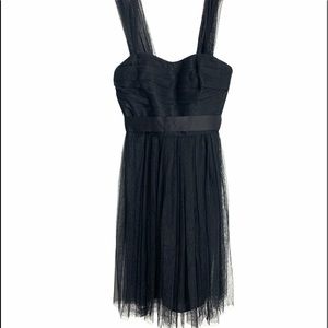 Vera Wang | Short Black Sheer Party Dress